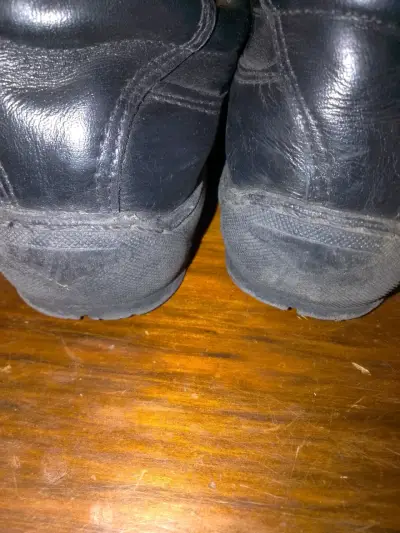 Zapatos escolar negros  de cuero, - miniatura 4