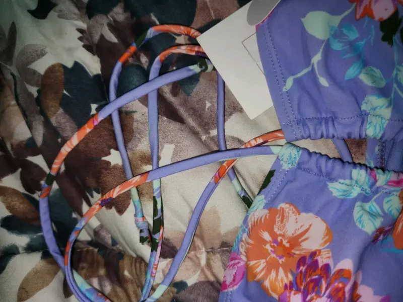 Bikini floral lila Sybilla talla L - 6