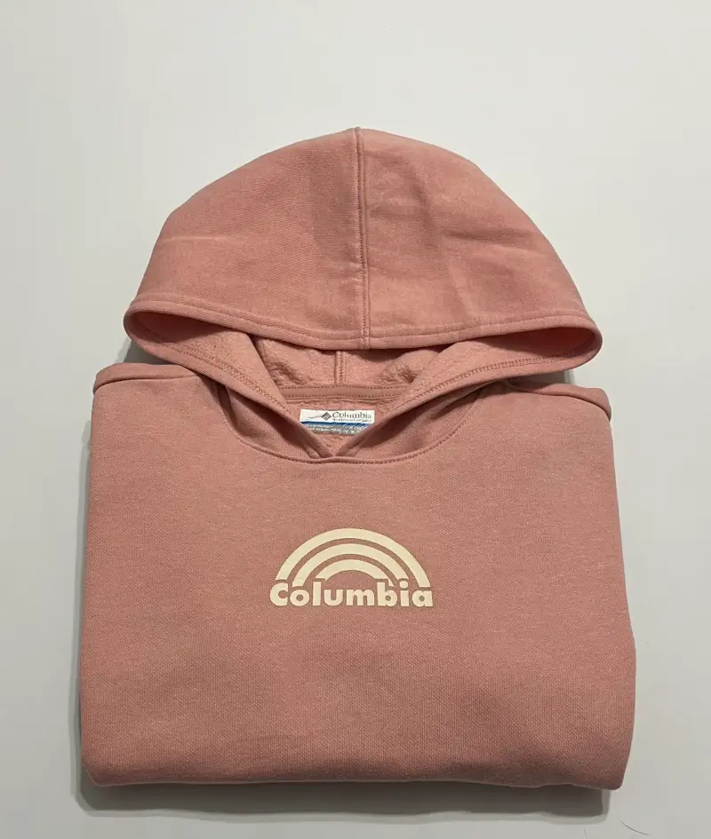 Polerón con capucha Columbia para niña color rosa - 2