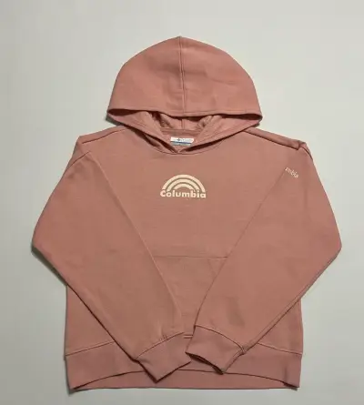 Polerón con capucha Columbia para niña color rosa - miniatura 4
