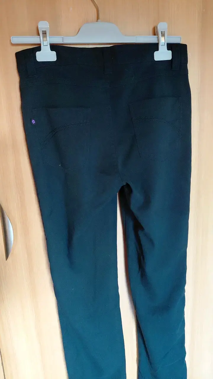 Pantalones negros de mujer Jayson talla 38 - 2