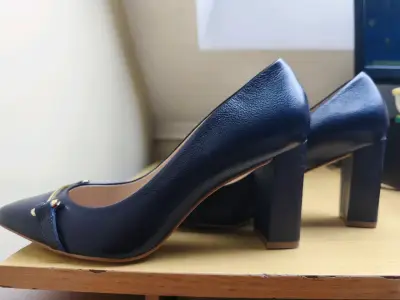 Zapatos de Tacón Azul Pollini Elegantes - miniatura 1