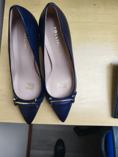 Zapatos de Tacón Azul Pollini Elegantes - miniatura 2