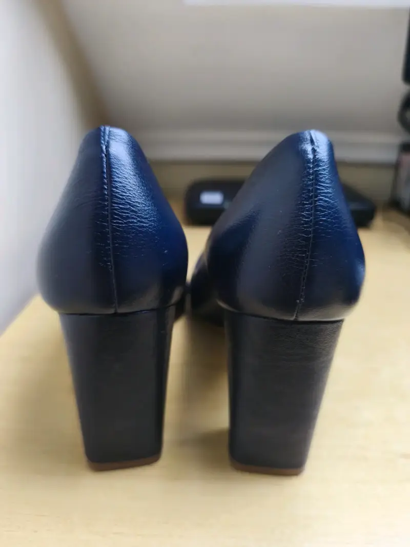 Zapatos de Tacón Azul Pollini Elegantes - 4