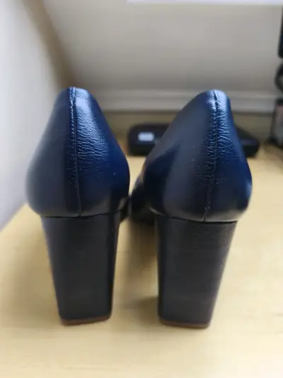 Zapatos de Tacón Azul Pollini Elegantes - miniatura 4