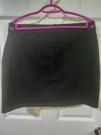 Falda de color negro con cinturón Index talla XL - miniatura 4