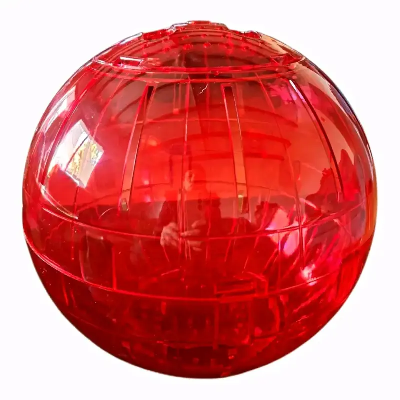 Bola de ejercicio para hámster grande roja - 2