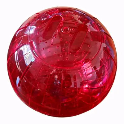 Bola de ejercicio para hámster grande roja - miniatura 4