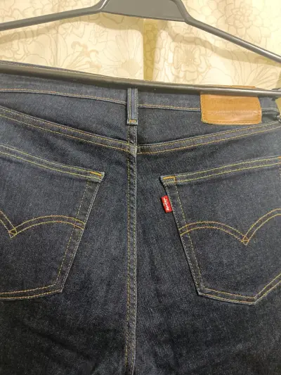 Jeans de mezclilla azul oscuro Levi's para hombre - miniatura 2