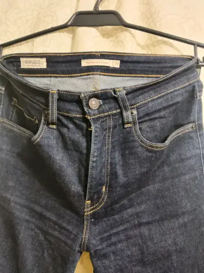 Jeans de mezclilla azul oscuro Levi's para hombre - miniatura 3