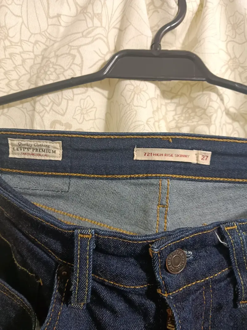 Jeans de mezclilla azul oscuro Levi's para hombre - 5