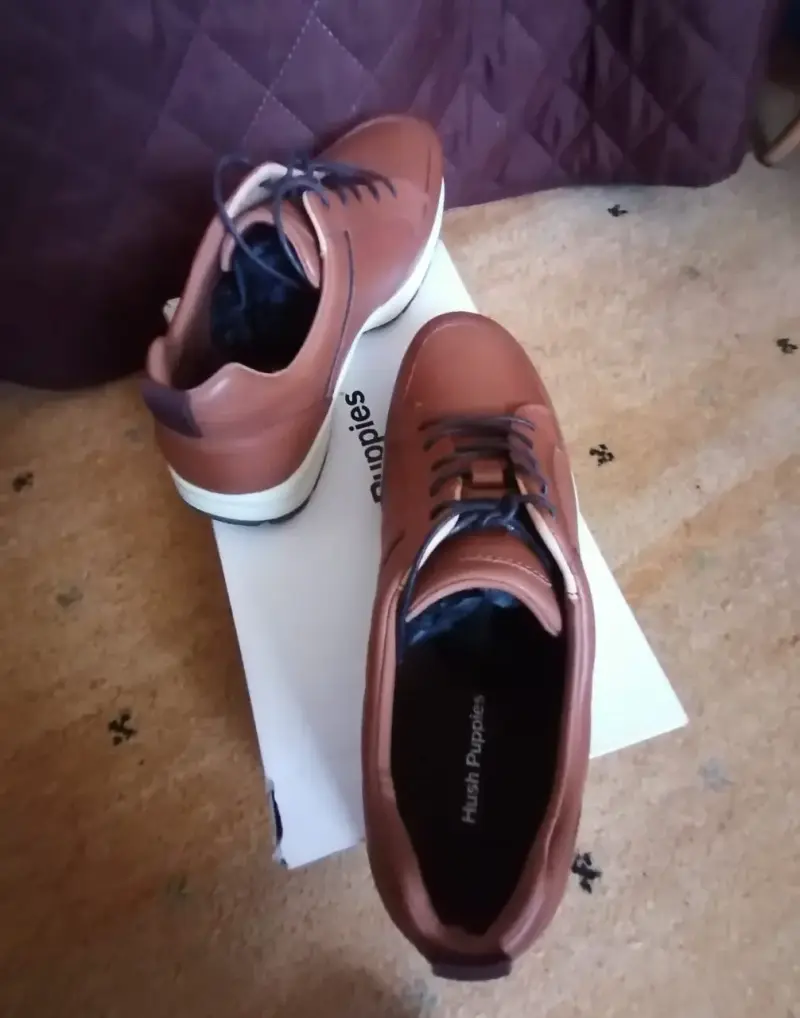 Zapatillas casuales cuero marrón  NUEVAS , H.PUPPI - 3