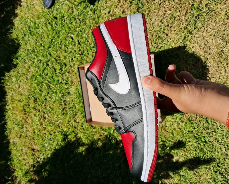 Nike air jordan 1 low alternate bread toe - 2