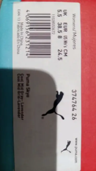 Zapatillas deportivas blancas y grises Puma - miniatura 6