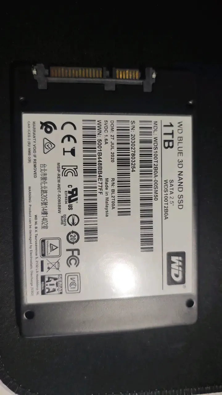 Disco SSD WD Blue 1TB 3D NAND - 1