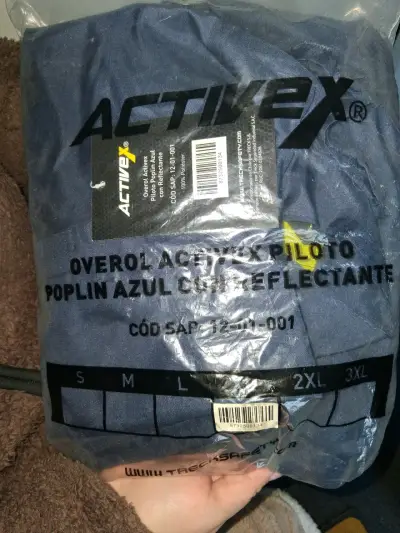 Overol Reflectante Azul Activex Talla XL - miniatura 2