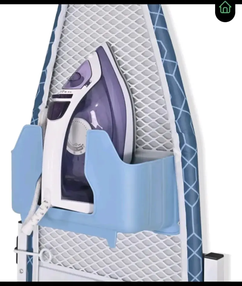 Tabla de planchar plegable de pared azul - 6