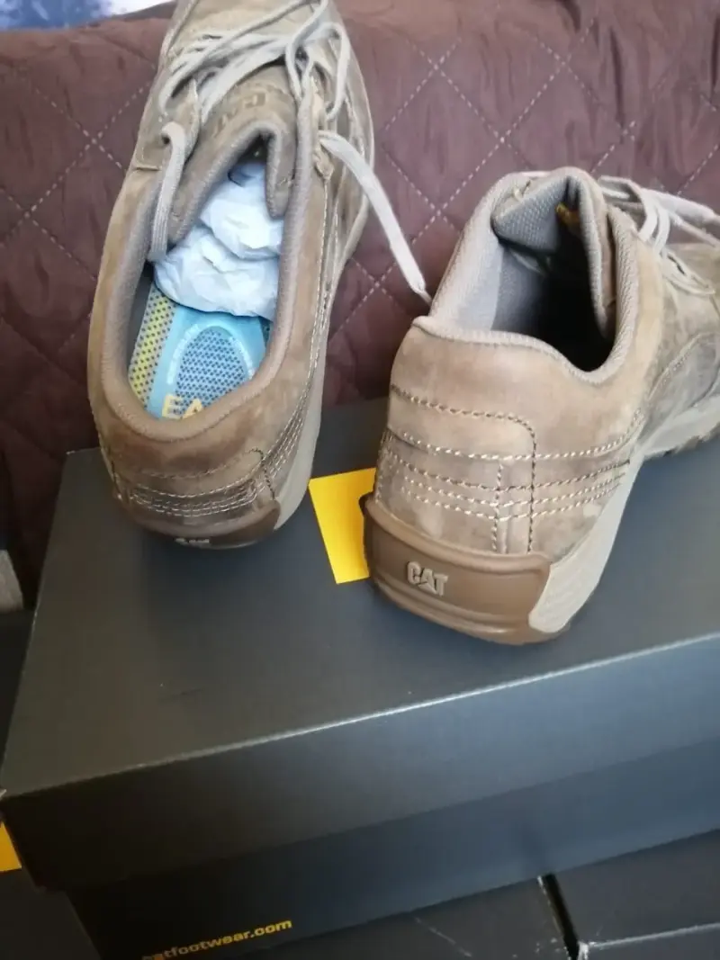 Zapatos de cuero marrón CAT para hombre - 3