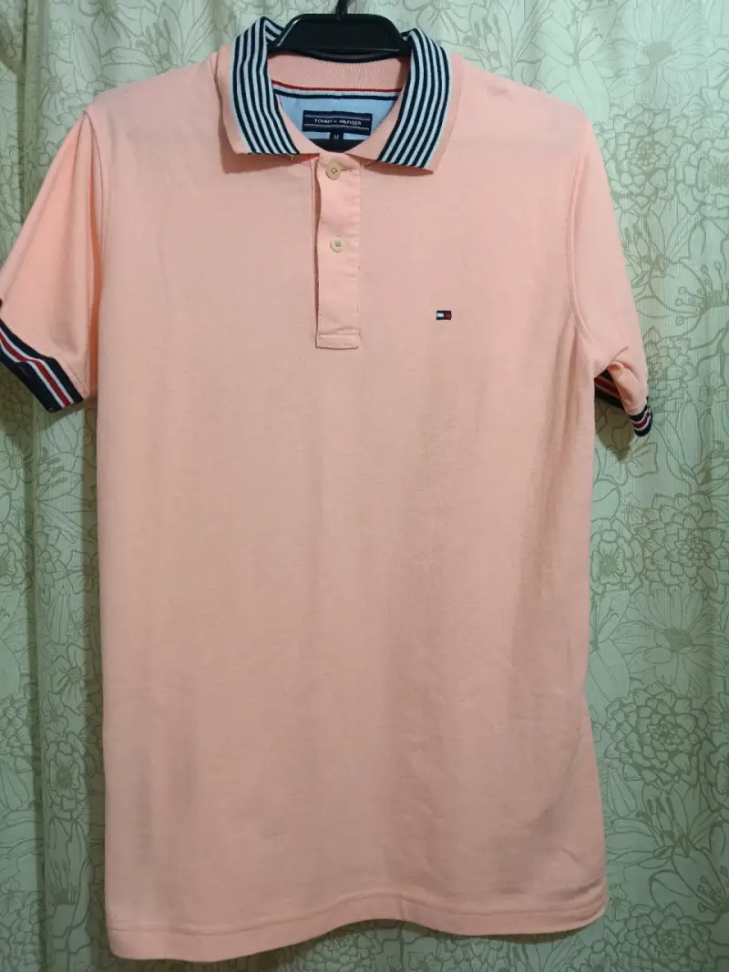 Polera Polo Rosa Tommy Hilfiger Unisex - 4