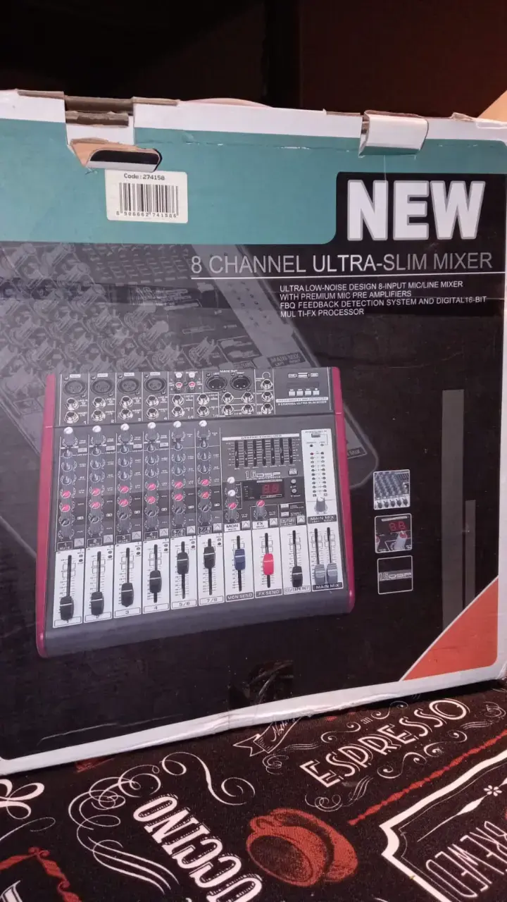 Mezclador de Audio 8 Canales  E8MP3 - 2