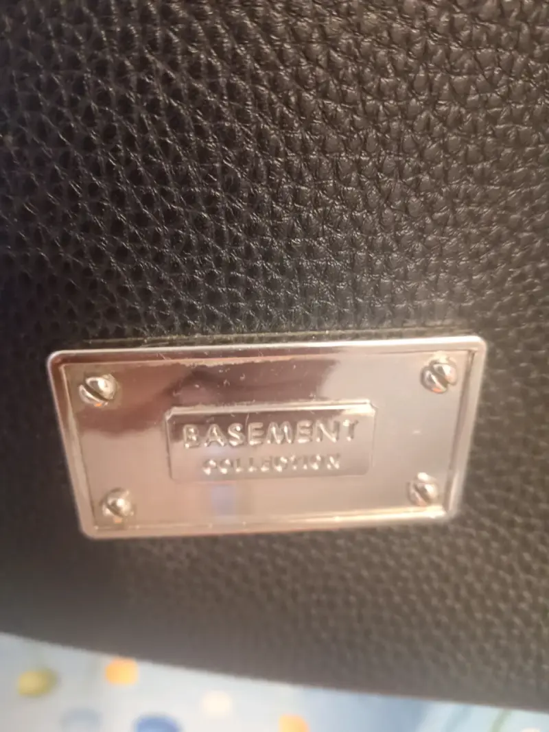 Cartera cruzada negra Basement Collection - 3