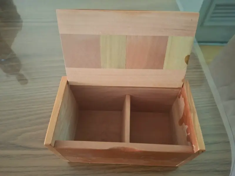 Caja de Te madera decorativa Valdivia - 2