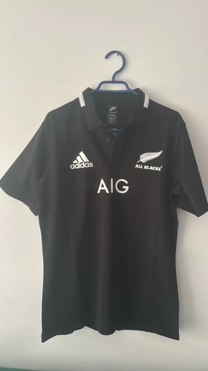 Polera Polo Negra Adidas All Blacks