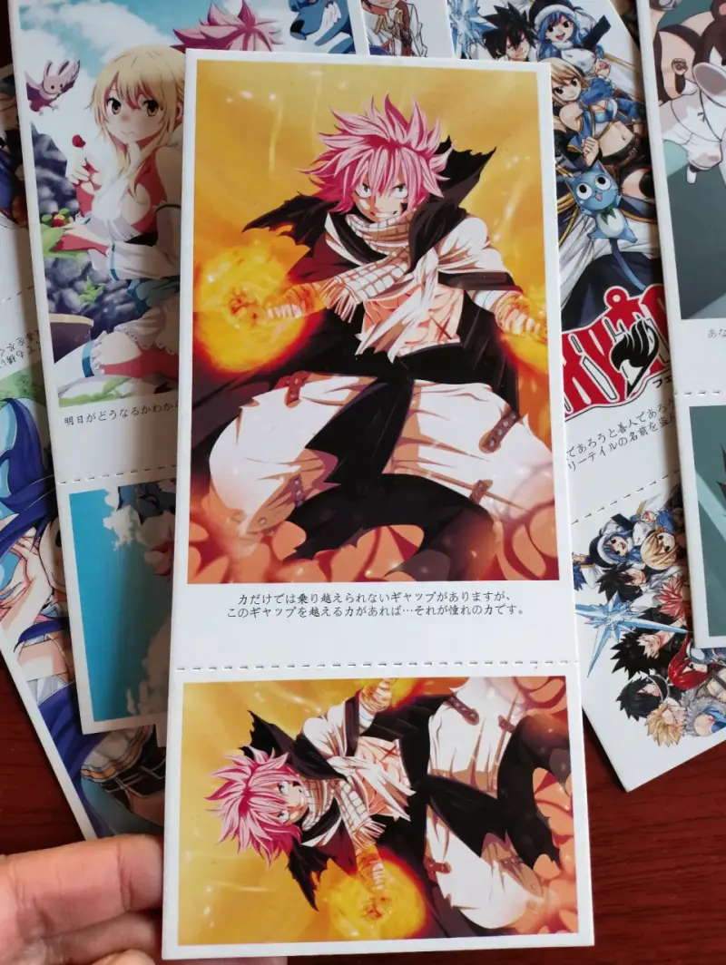 Set de Postales y Stickers Fairy Tail 240 Piezas - 2