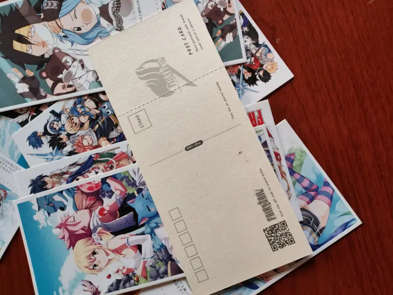 Set de Postales y Stickers Fairy Tail 240 Piezas - 3