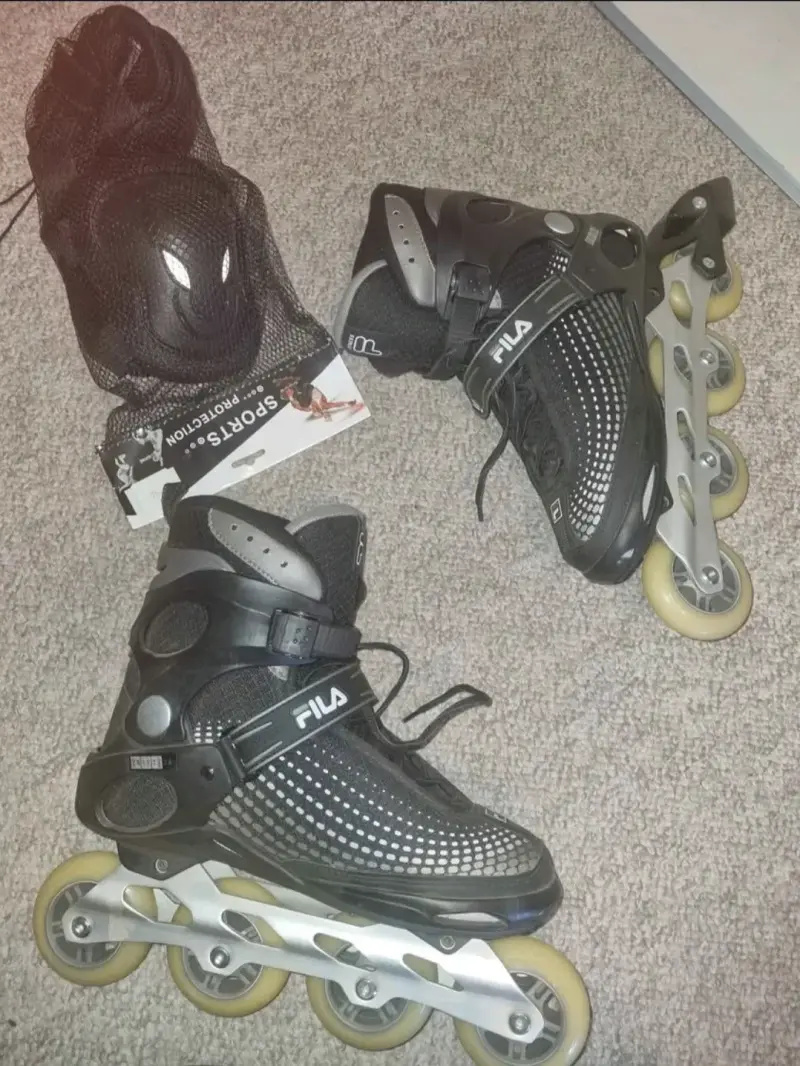 Patines en línea Fila negros talla 41 - 2