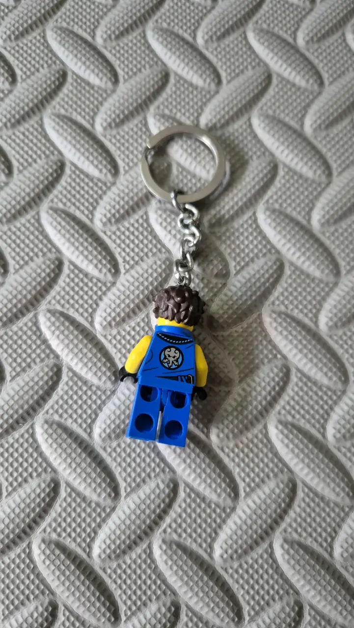 Llavero figura lego ninja azul - 2