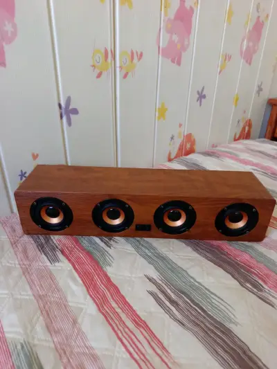 Parlante Bluetooth Rockwood Blik de Madera - miniatura 1