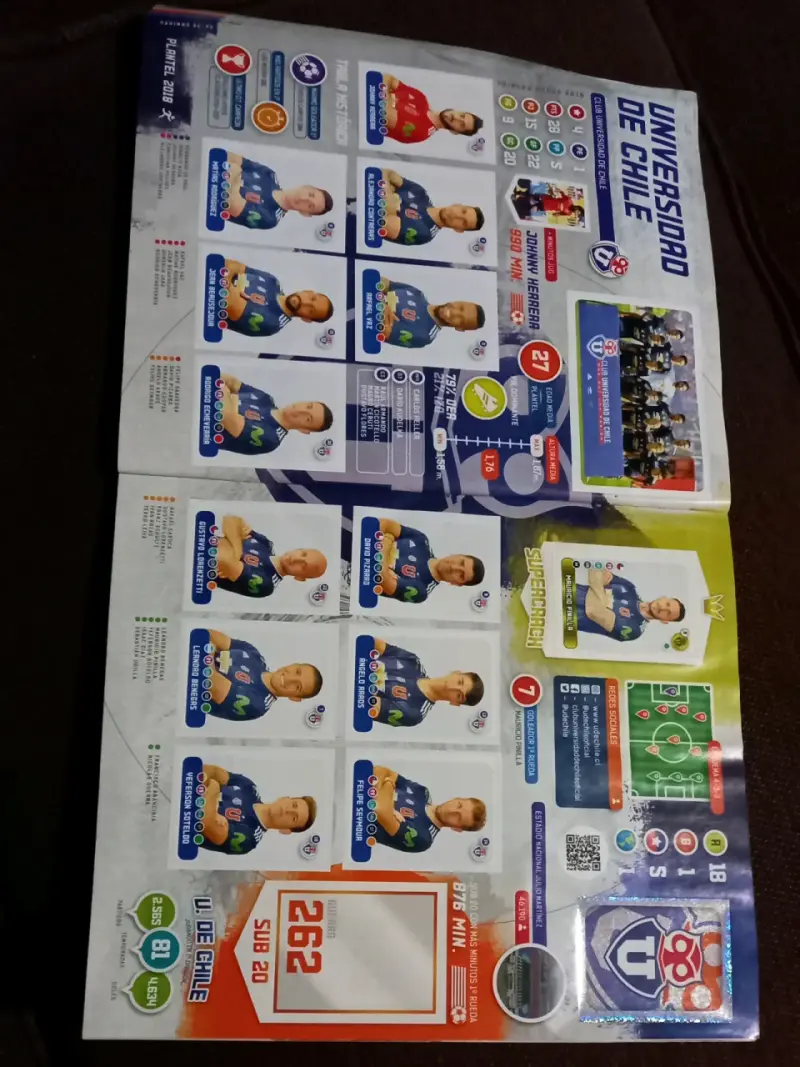 Álbum Campeonato Nacional 2018 Panini(356 láminas) - 3