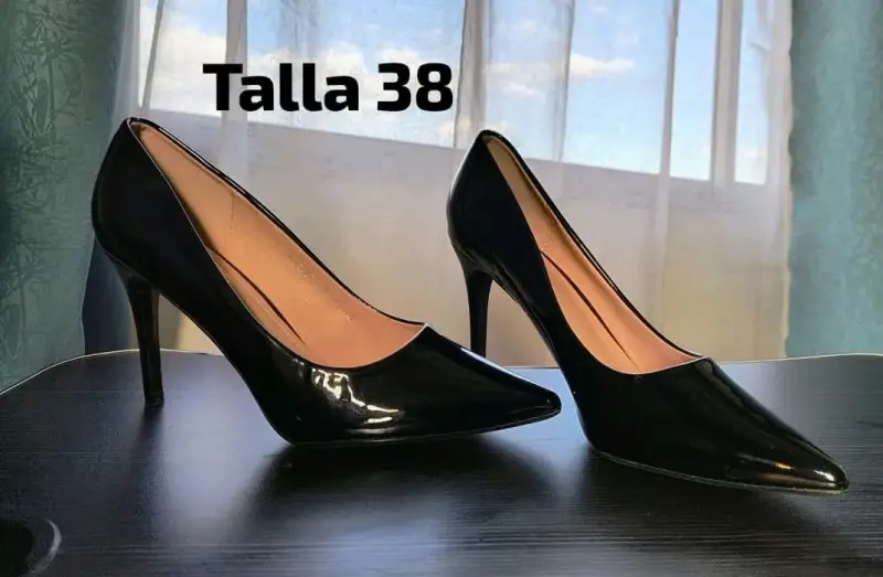 Tacón Negro Talla 38