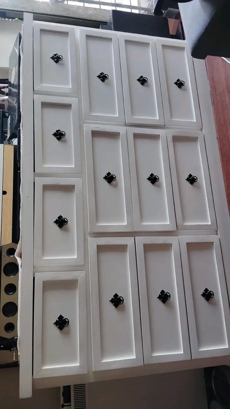 Cómoda de Madera Blanca con Cajones - 2