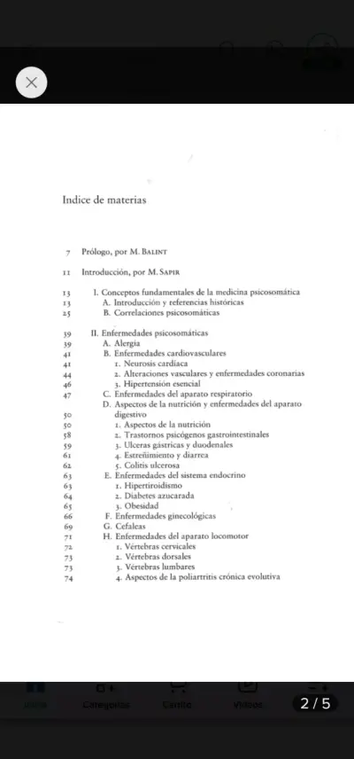 Libro El Enfermo Psicosomático y el Médico Práctico - miniatura 2