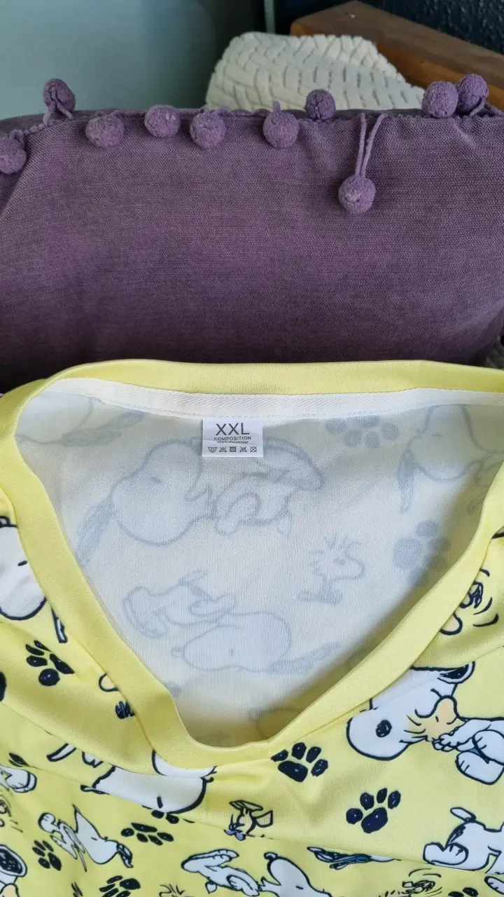 Poleras estampadas Snoopy talla XXL - 5