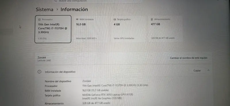 Notebook Asus Tuf Gaming F15 FX506 16Gb RAM - 6