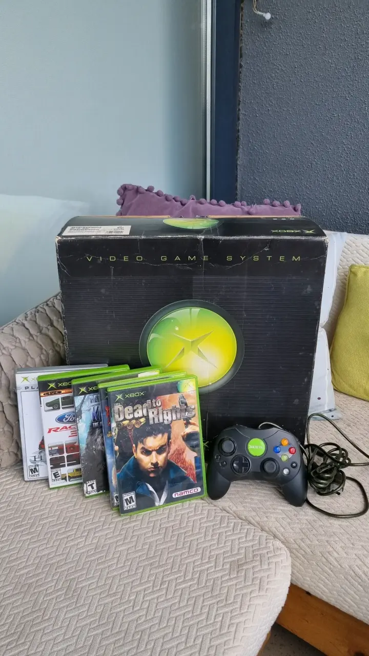 Consola Xbox original desbloqueada con juegos - 2