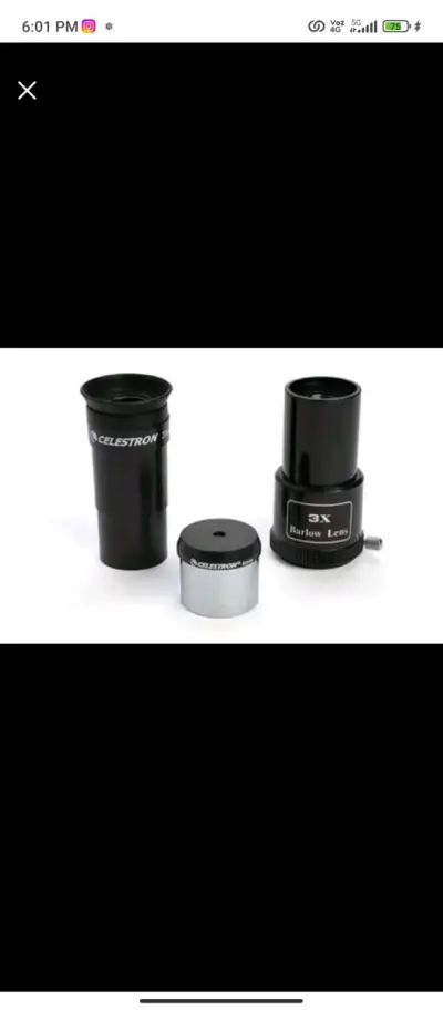 Telescopio reflector Celestron PowerSeeker 114EQ - miniatura 5