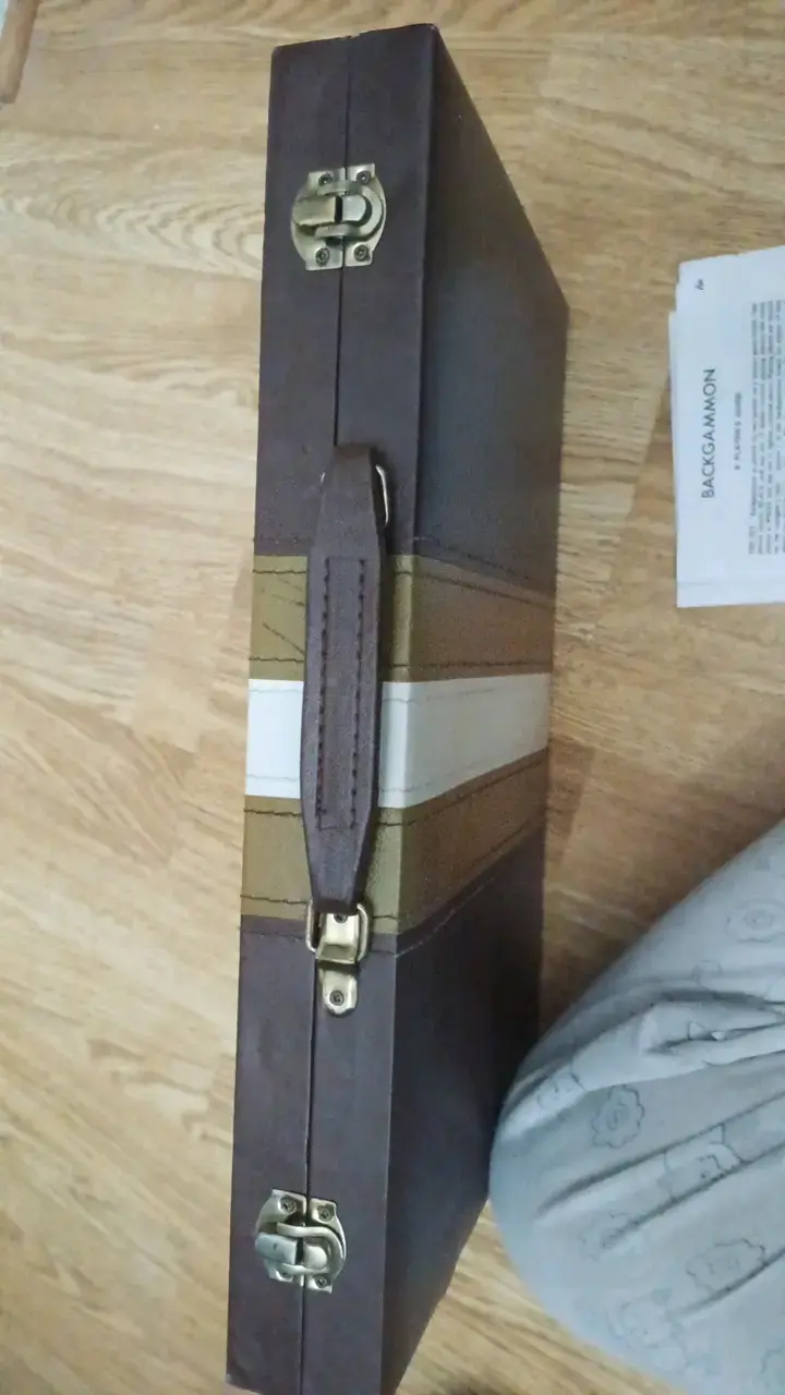 Juego de Backgammon en estuche portátil - 4
