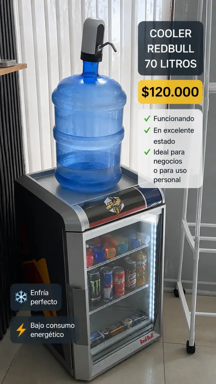 Cooler Red Bull 70 litros