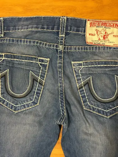 Jeans True Religion azul para hombre - miniatura 3