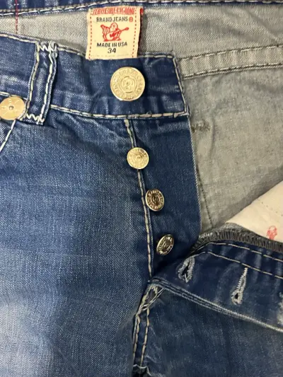 Jeans True Religion azul para hombre - miniatura 6