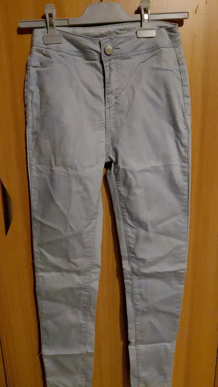 Pantalones celeste para mujer - 1