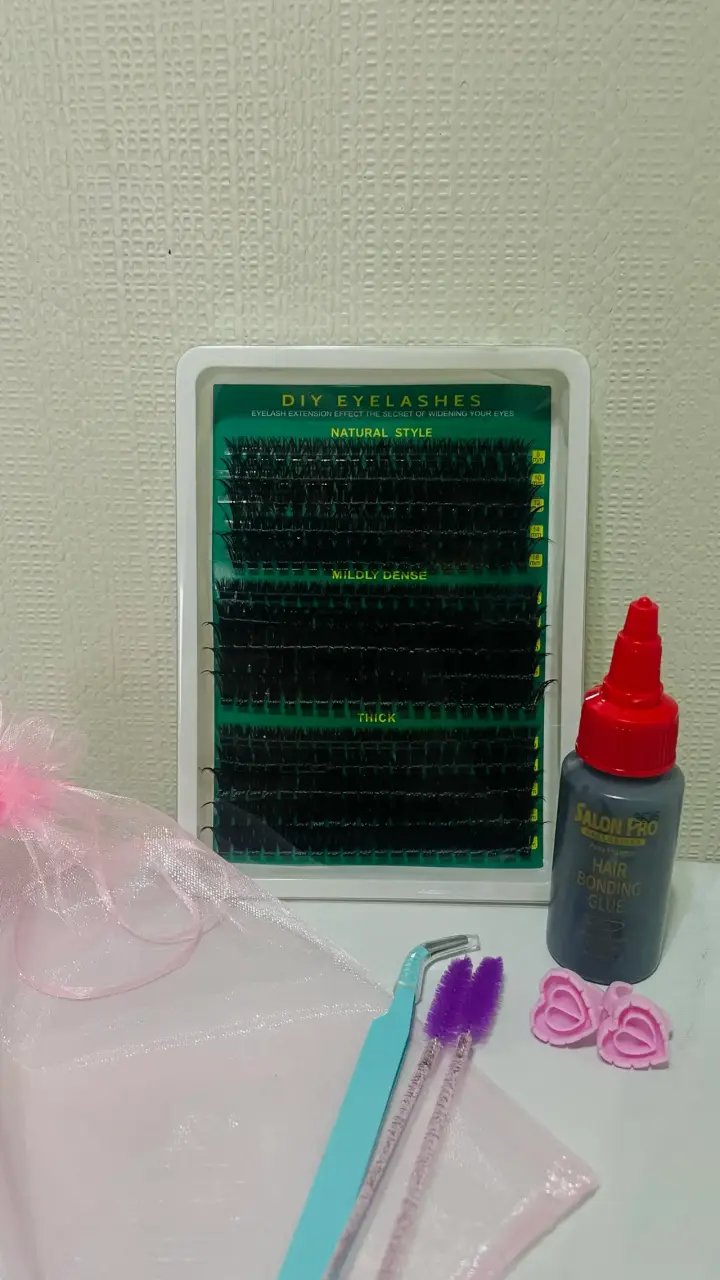 Kit de Extensiones de Pestañas DIY con Pegamento - 5