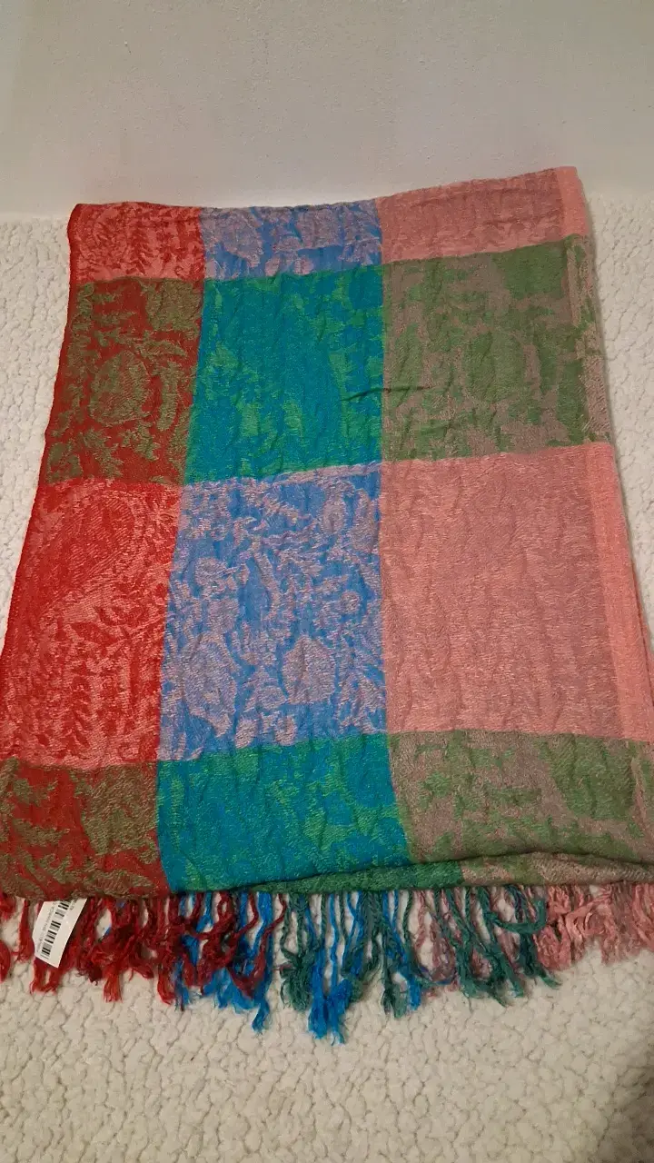 Pañuelo multicolor suave y cálida - 3