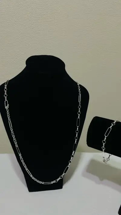 Set de Collar y Pulsera de Plata - miniatura 4