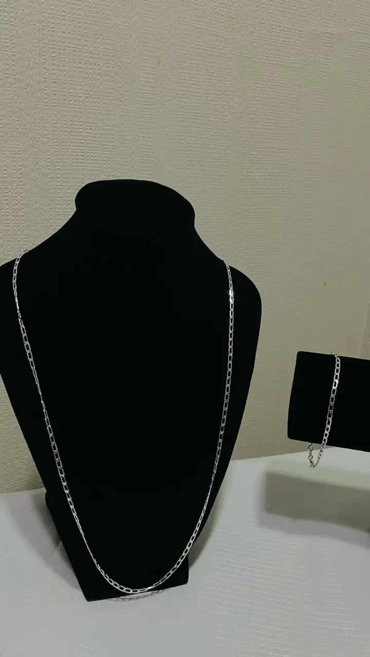 Set de Collar y Pulsera de Plata - 6