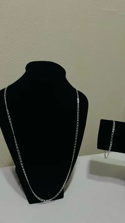 Set de Collar y Pulsera de Plata - miniatura 6